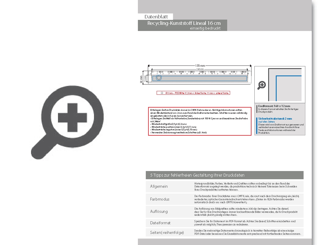 Product Bild hochwertiges_recycling-kunststoff_lineal_16cm__4-farbig__einseitig_bedruckt