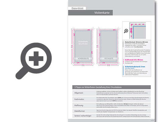 Product Bild visitenkarten_hoch_5_5_farbig_50_x_90_mm___beidseitig_bedruckt_(cmyk_4-farbig_+_1_hks-sonderfarbe)