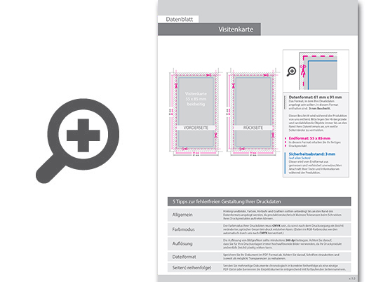 Product Bild visitenkarten_hoch_5_5_farbig_55_x_85_mm___beidseitig_bedruckt_(cmyk_4-farbig_+_1_pantone-sonderfarbe)